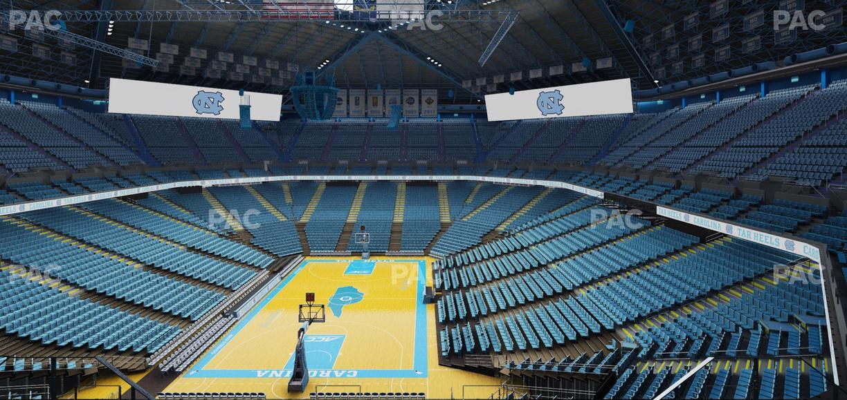 Dean Smith Center - Section 218 Seat View