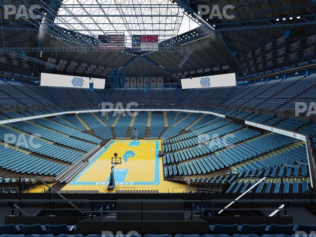 Dean Smith Center - Section 218 Seat View
