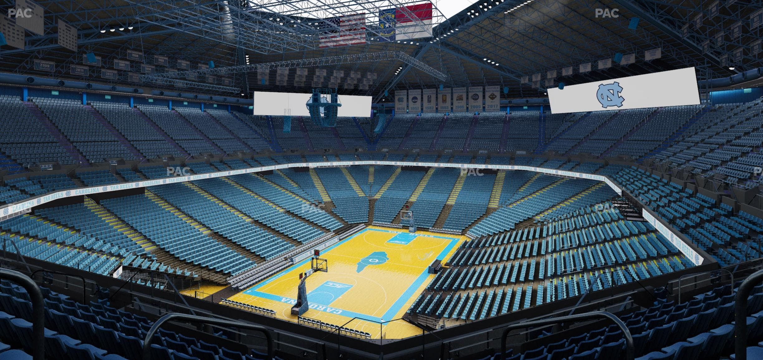 Dean Smith Center - Section 219 A Seat View