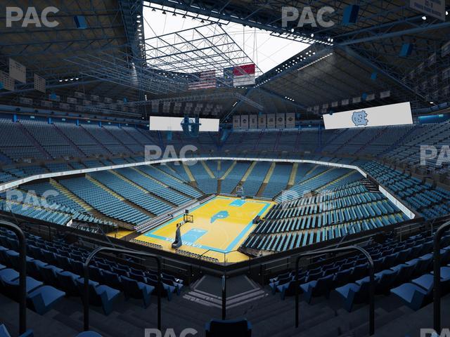 Dean Smith Center - Section 219 A Seat View