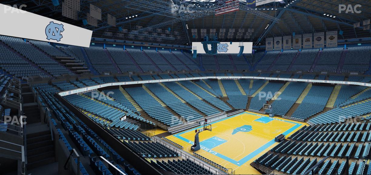 Dean Smith Center - Section 220 Seat View