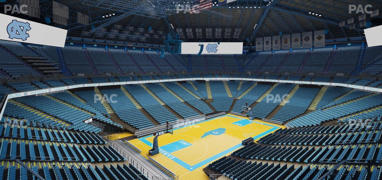 Dean Smith Center - Section 221 Seat View