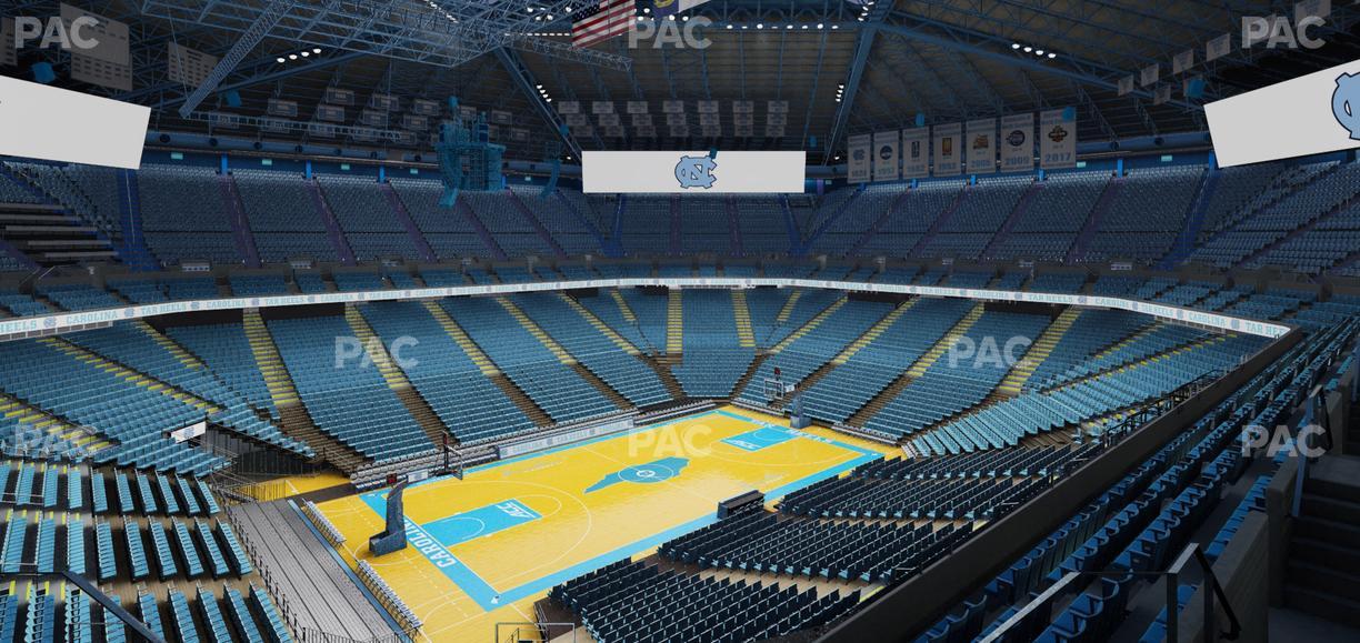 Dean Smith Center - Section 222 Seat View