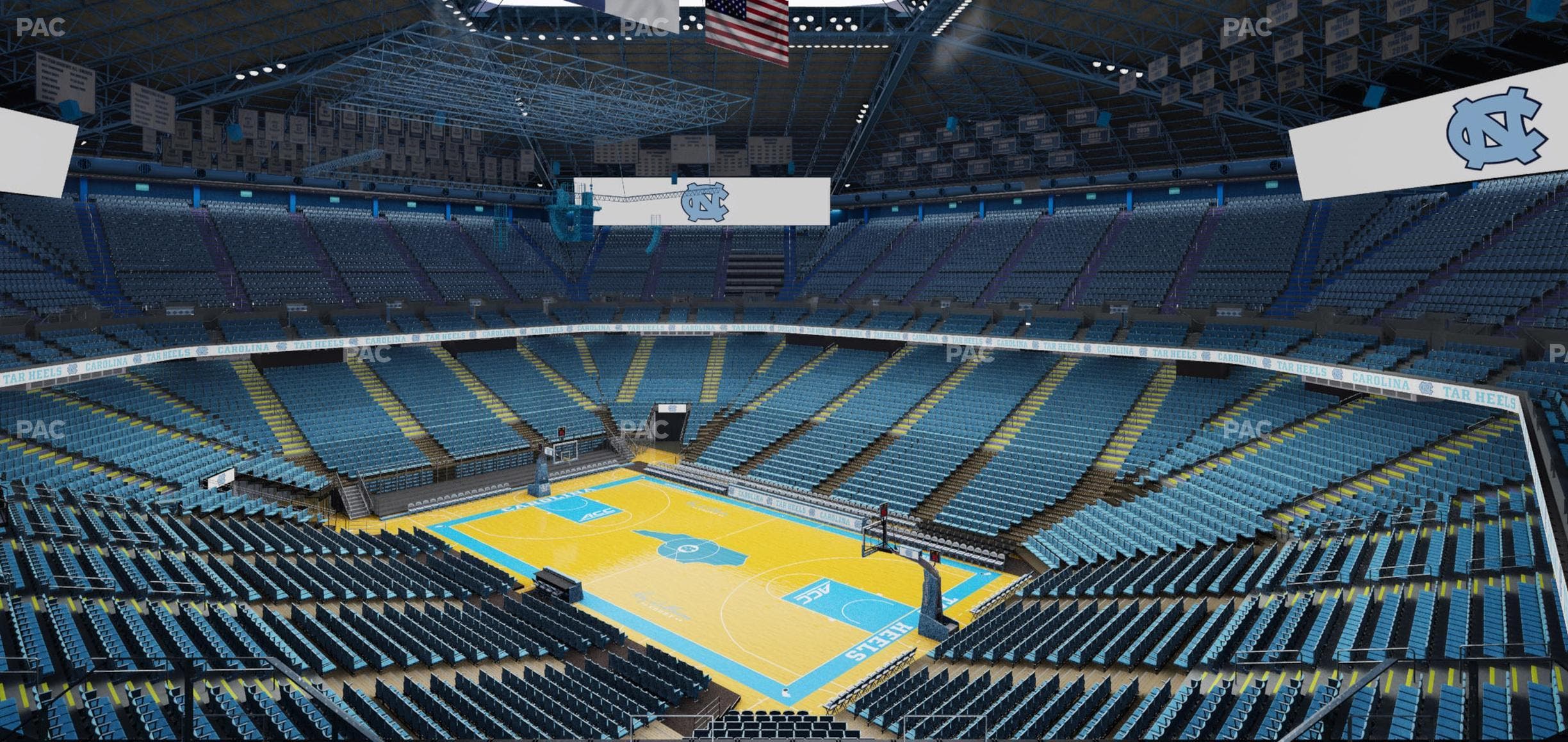 Dean Smith Center - Section 230 Seat View