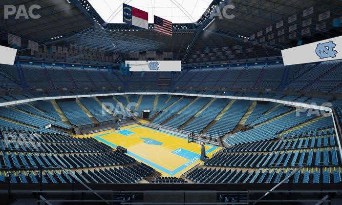 Dean Smith Center - Section 230 Seat View
