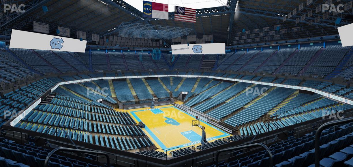 Dean Smith Center - Section 231 A Seat View