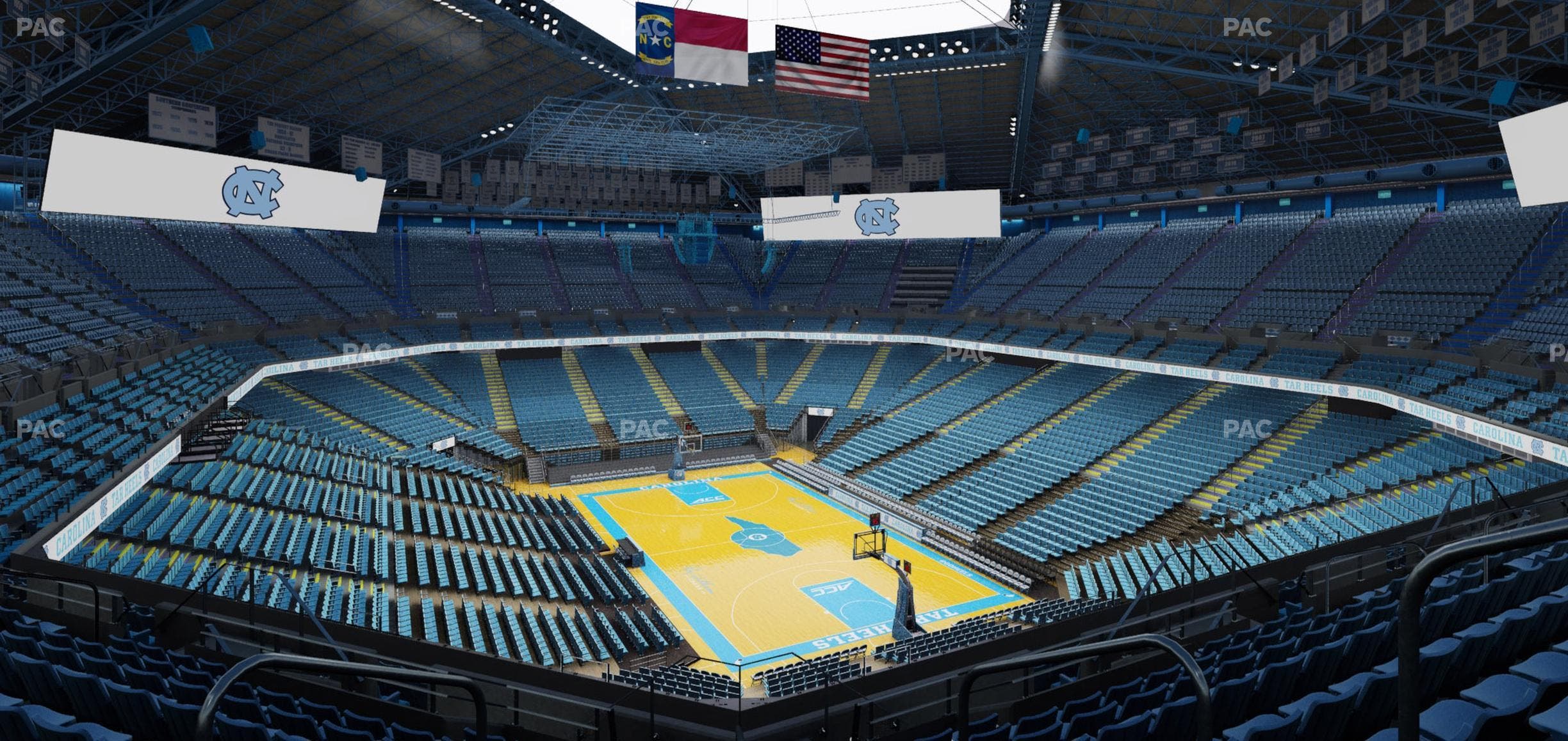 Dean Smith Center - Section 231 A Seat View