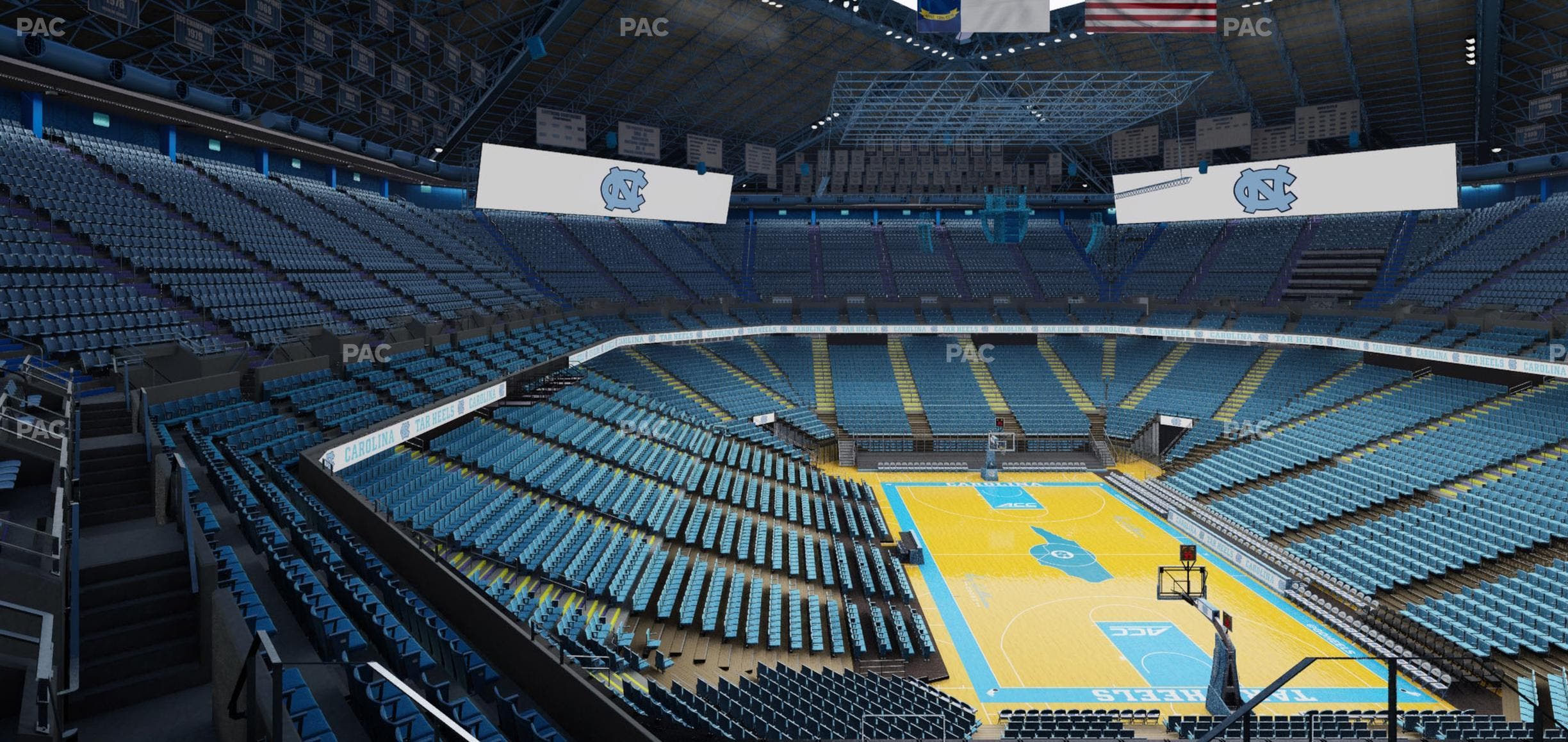 Dean Smith Center - Section 232 Seat View