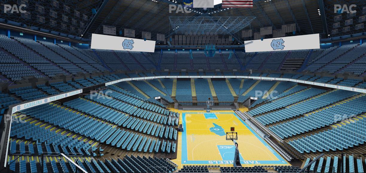 Dean Smith Center - Section 233 Seat View