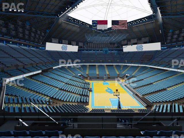 Dean Smith Center - Section 233 Seat View