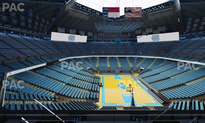Dean Smith Center - Section 233 Seat View
