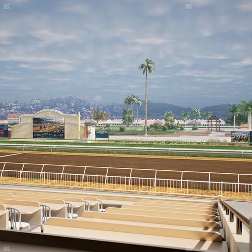 Del Mar Thoroughbred Club - Section Clubhouse Box 1 A Lvl 2 Seat View