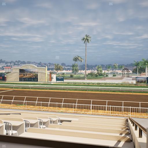 Del Mar Thoroughbred Club - Section Clubhouse Box 1 A Lvl 2 Seat View
