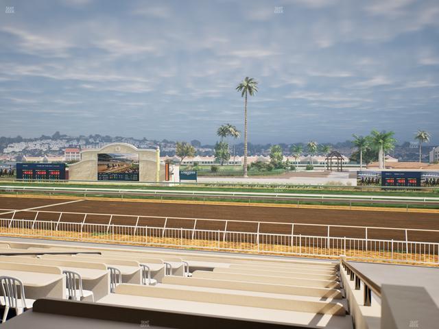 Del Mar Thoroughbred Club - Section Clubhouse Box 1 A Lvl 2 Seat View