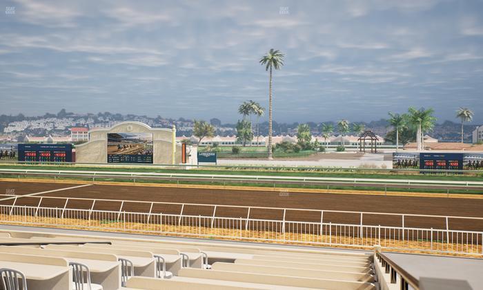 Del Mar Thoroughbred Club - Section Clubhouse Box 1 A Lvl 2 Seat View