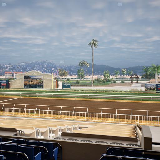 Del Mar Thoroughbred Club - Section Clubhouse Box 1 C Lvl 2 Seat View