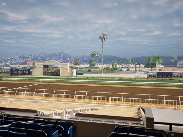 Del Mar Thoroughbred Club - Section Clubhouse Box 1 C Lvl 2 Seat View