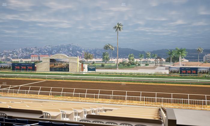 Del Mar Thoroughbred Club - Section Clubhouse Box 1 C Lvl 2 Seat View