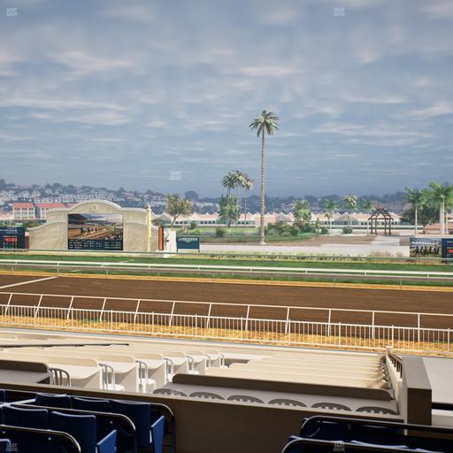 Del Mar Thoroughbred Club - Section Clubhouse Box 1 C Lvl 2 Seat View