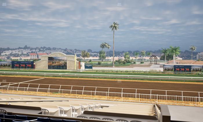 Del Mar Thoroughbred Club - Section Clubhouse Box 1 C Lvl 2 Seat View
