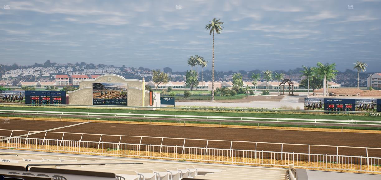 Del Mar Thoroughbred Club - Section Clubhouse Box 1 D Lvl 2 Seat View