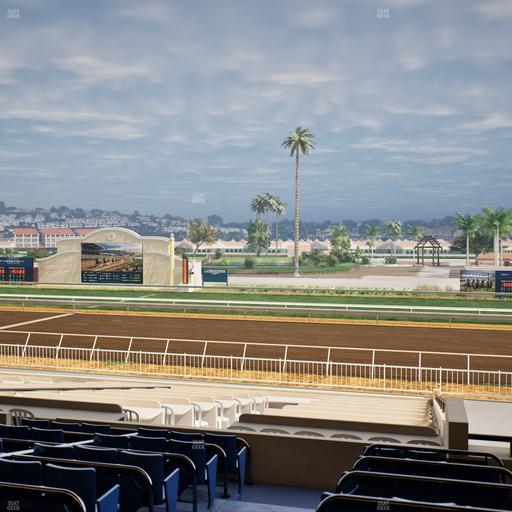 Del Mar Thoroughbred Club - Section Clubhouse Box 1 D Lvl 2 Seat View