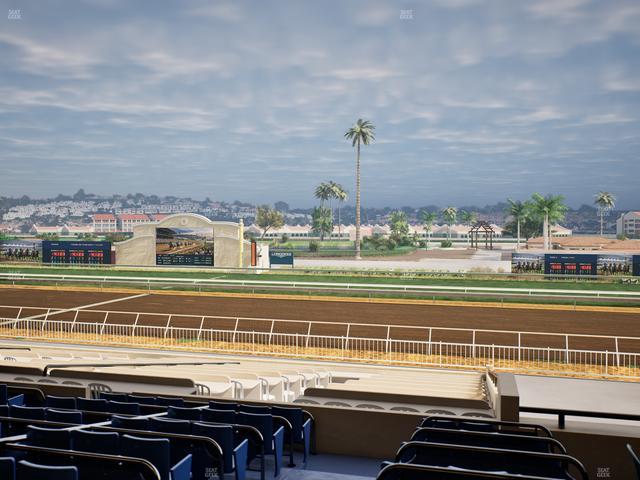 Del Mar Thoroughbred Club - Section Clubhouse Box 1 D Lvl 2 Seat View