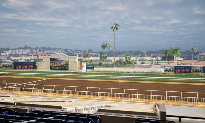 Del Mar Thoroughbred Club - Section Clubhouse Box 1 D Lvl 2 Seat View