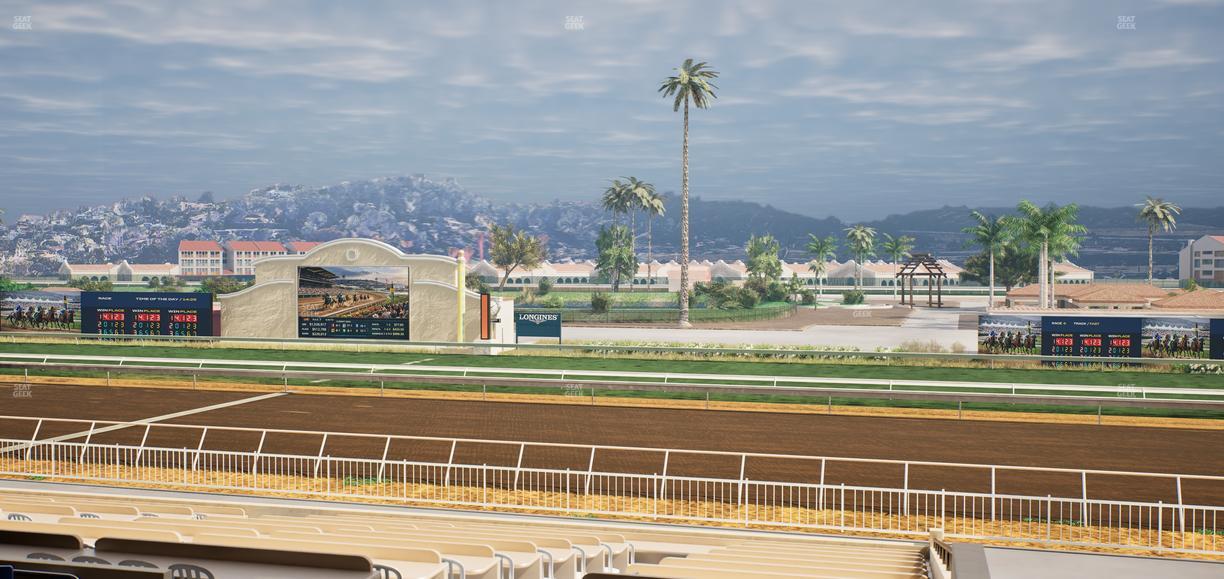 Del Mar Thoroughbred Club - Section Clubhouse Box 1 D Lvl 2 Seat View