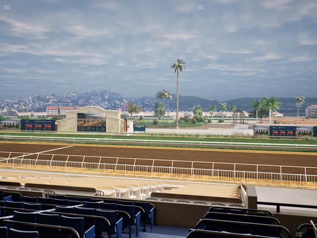 Del Mar Thoroughbred Club - Section Clubhouse Box 1 D Lvl 2 Seat View