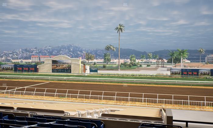 Del Mar Thoroughbred Club - Section Clubhouse Box 1 D Lvl 2 Seat View