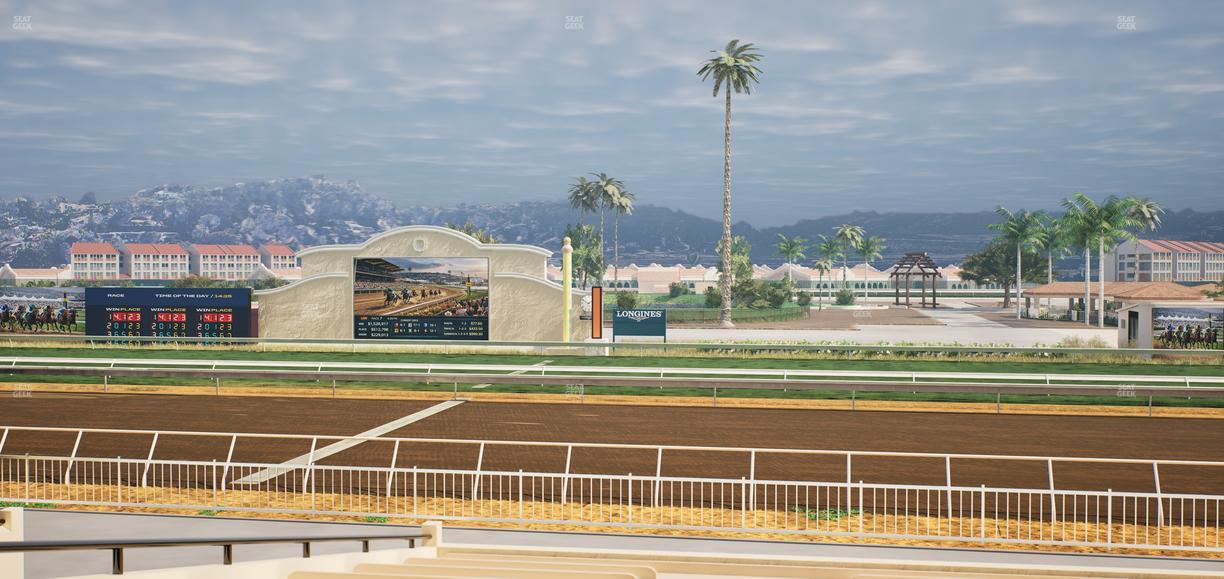 Del Mar Thoroughbred Club - Section Clubhouse Box 10 A Lvl 2 Seat View