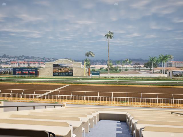 Del Mar Thoroughbred Club - Section Clubhouse Box 10 A Lvl 2 Seat View