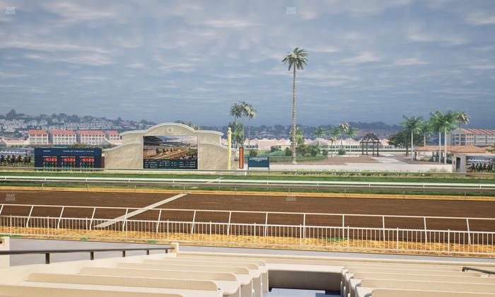 Del Mar Thoroughbred Club - Section Clubhouse Box 10 A Lvl 2 Seat View