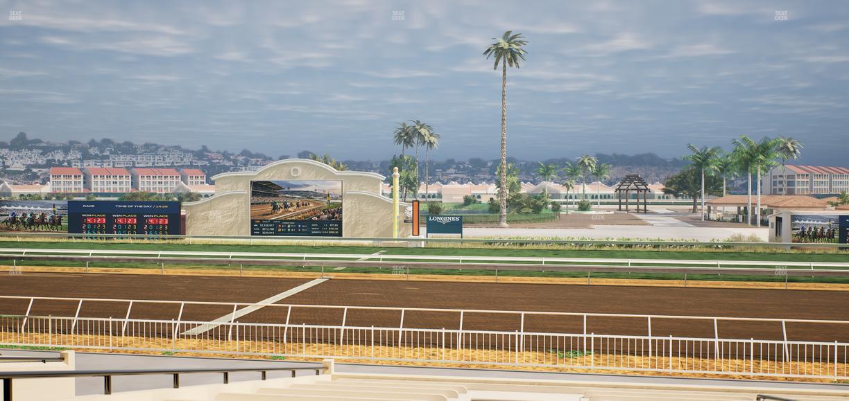 Del Mar Thoroughbred Club - Section Clubhouse Box 10 B Lvl 2 Seat View