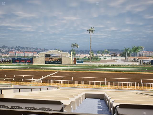 Del Mar Thoroughbred Club - Section Clubhouse Box 10 B Lvl 2 Seat View
