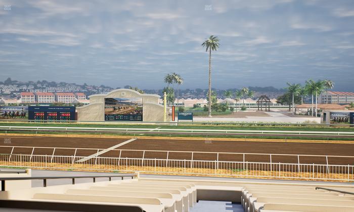 Del Mar Thoroughbred Club - Section Clubhouse Box 10 B Lvl 2 Seat View