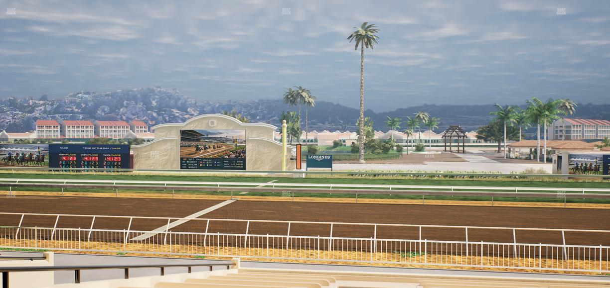 Del Mar Thoroughbred Club - Section Clubhouse Box 10 B Lvl 2 Seat View