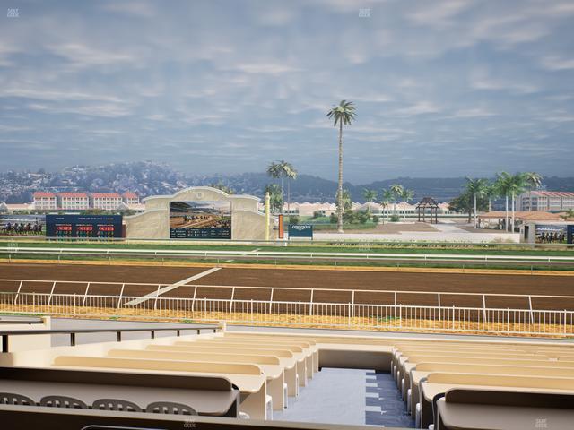 Del Mar Thoroughbred Club - Section Clubhouse Box 10 B Lvl 2 Seat View