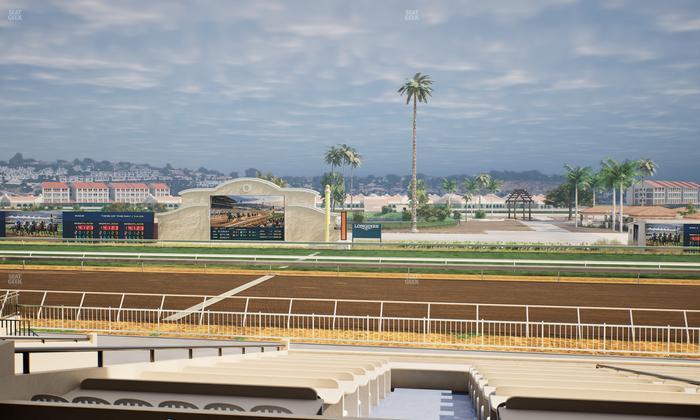 Del Mar Thoroughbred Club - Section Clubhouse Box 10 C Lvl 2 Seat View