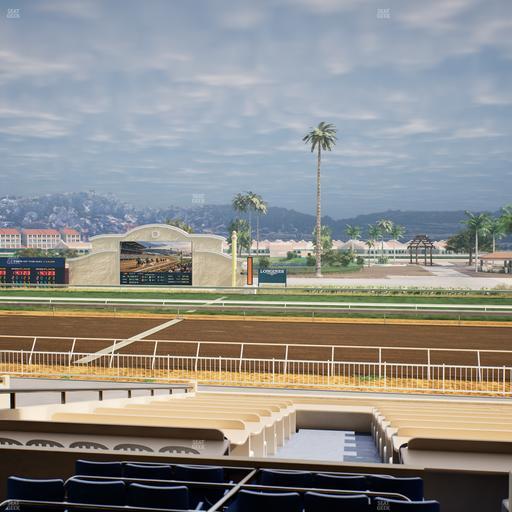 Del Mar Thoroughbred Club - Section Clubhouse Box 10 C Lvl 2 Seat View