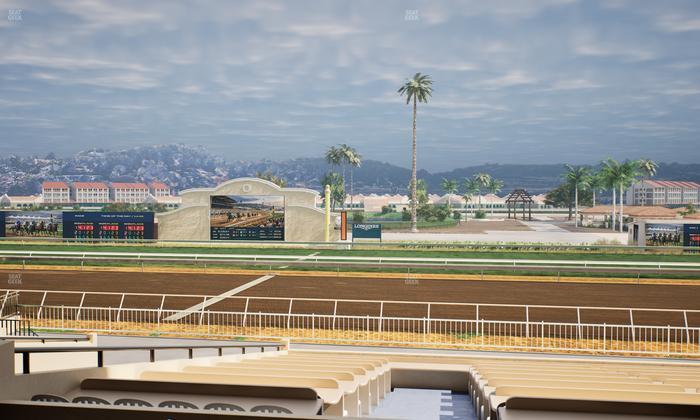 Del Mar Thoroughbred Club - Section Clubhouse Box 10 C Lvl 2 Seat View