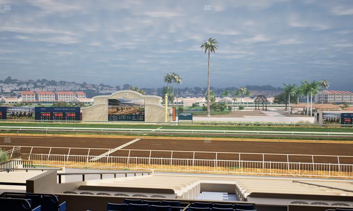 Del Mar Thoroughbred Club - Section Clubhouse Box 10 D Lvl 2 Seat View