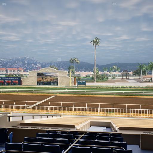 Del Mar Thoroughbred Club - Section Clubhouse Box 10 D Lvl 2 Seat View