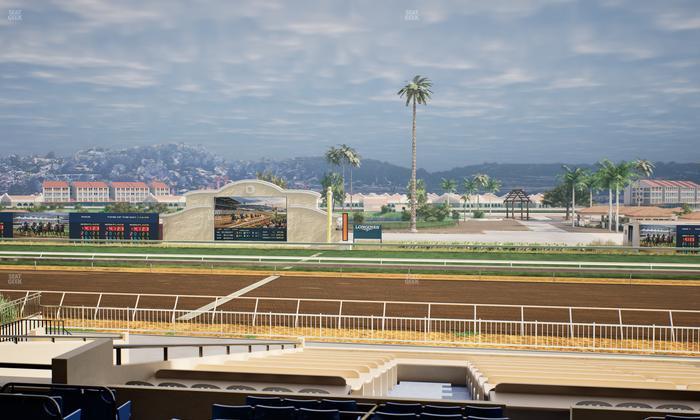 Del Mar Thoroughbred Club - Section Clubhouse Box 10 D Lvl 2 Seat View