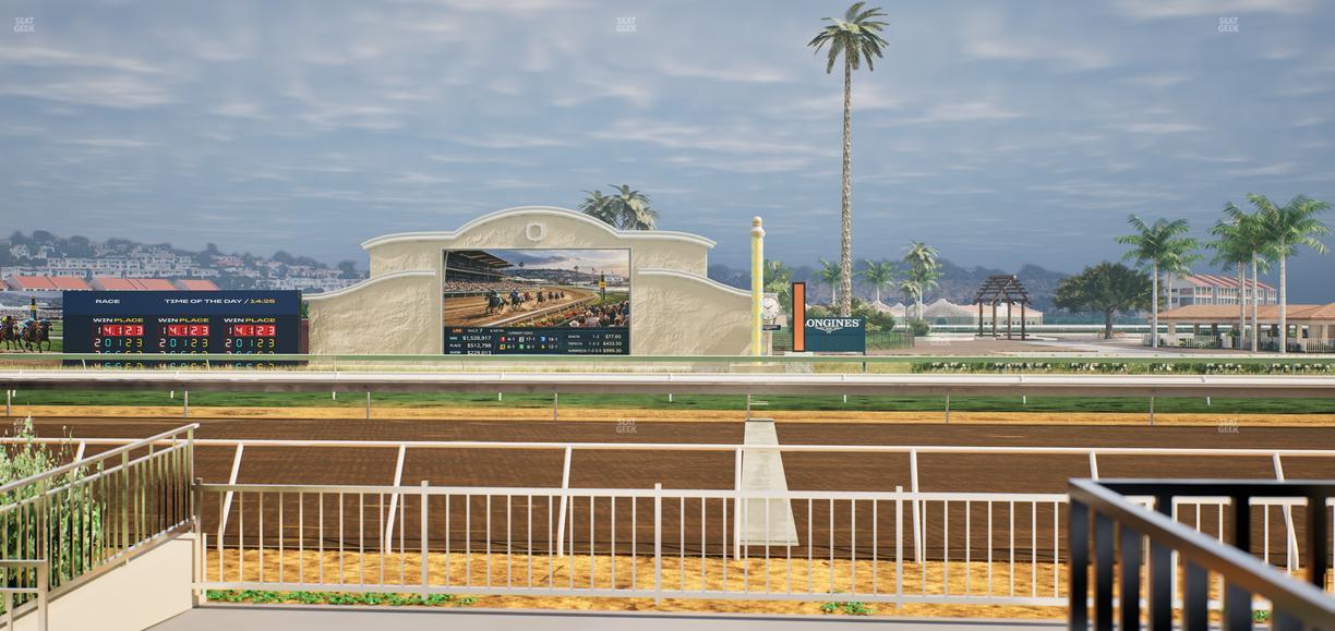 Del Mar Thoroughbred Club - Section Clubhouse Box 101 Lvl 1 Seat View
