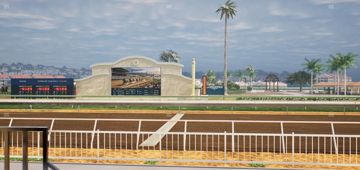 Del Mar Thoroughbred Club - Section Clubhouse Box 102 Lvl 1 Seat View