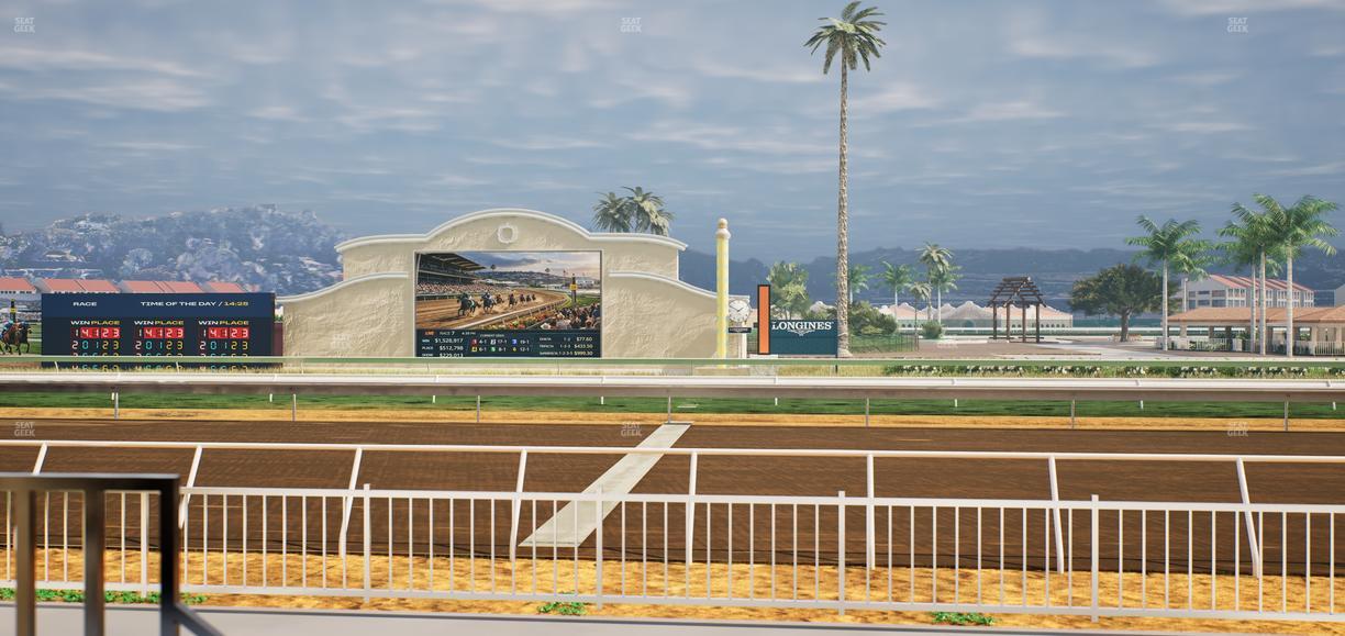 Del Mar Thoroughbred Club - Section Clubhouse Box 102 Lvl 1 Seat View