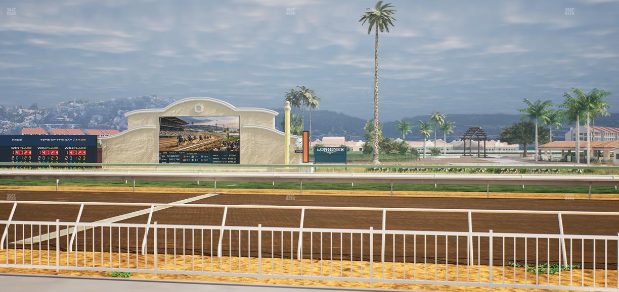 Del Mar Thoroughbred Club - Section Clubhouse Box 103 Lvl 1 Seat View