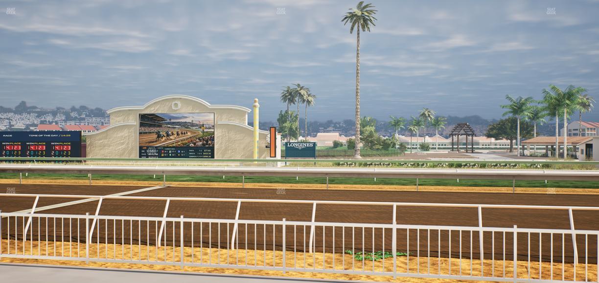 Del Mar Thoroughbred Club - Section Clubhouse Box 104 Lvl 1 Seat View
